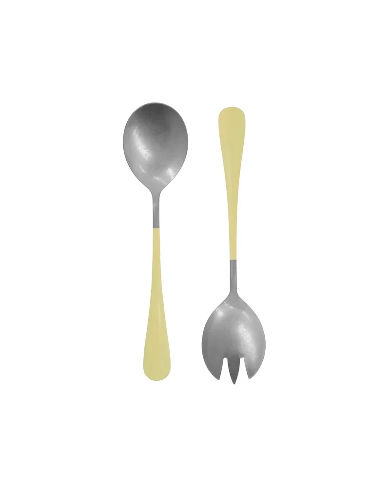 Salade set Serv Geel 20cm