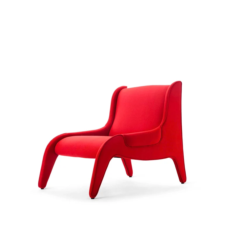 Lowline Fabric Armchair ANTROPUS, designed by Marco Zanuso for Cassina