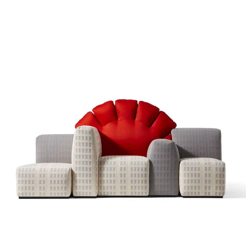 Three-Seater Sofa TRAMONTO A NEW YORK, designed by Gaetano Pesce for Cassina - Limited Edition