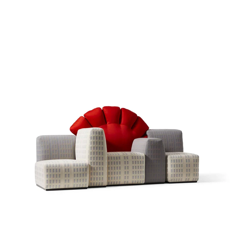 Three-Seater Sofa TRAMONTO A NEW YORK, designed by Gaetano Pesce for Cassina - Limited Edition