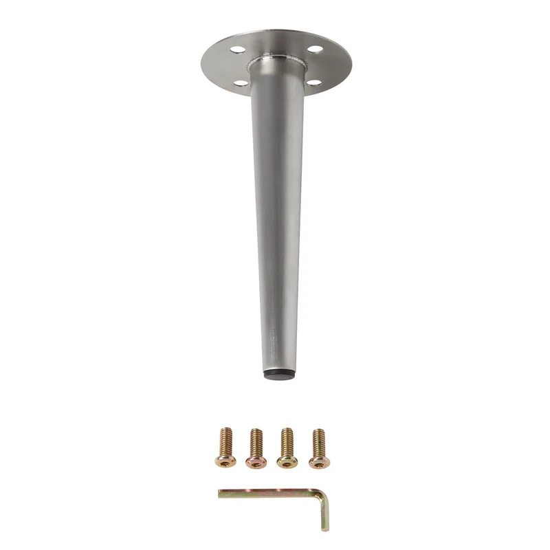 Lot de 4 pieds de canapé JOREL acier