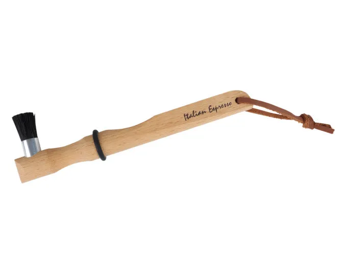 REDECKER Espressopinsel 90° Buche geölt Besatz schwarz hart 19.5 cm