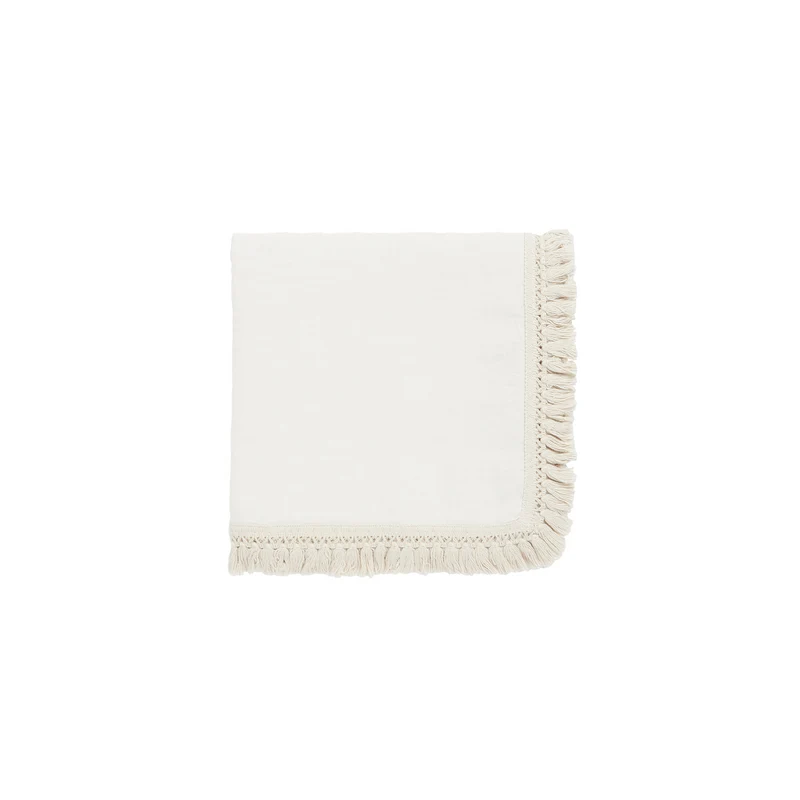 Short Fringe Napkin Set of 4