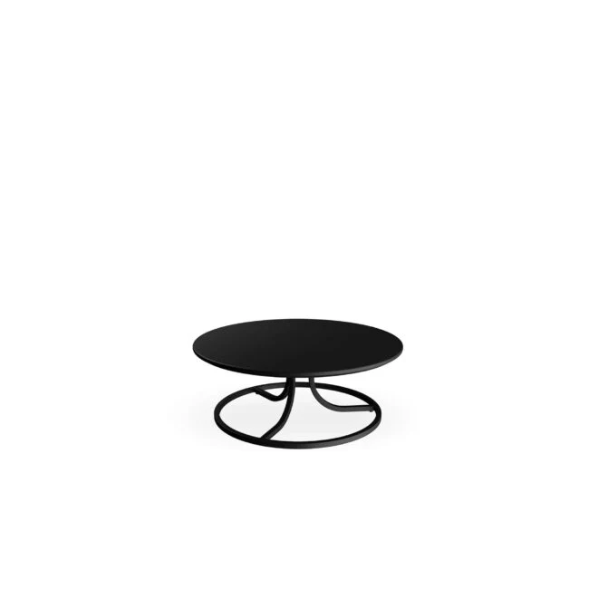 Tavolo Basso Collier con Piano in Lamiera