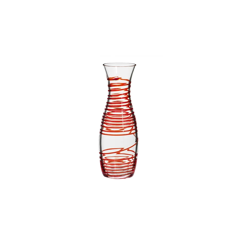 Red Stripes Decanter