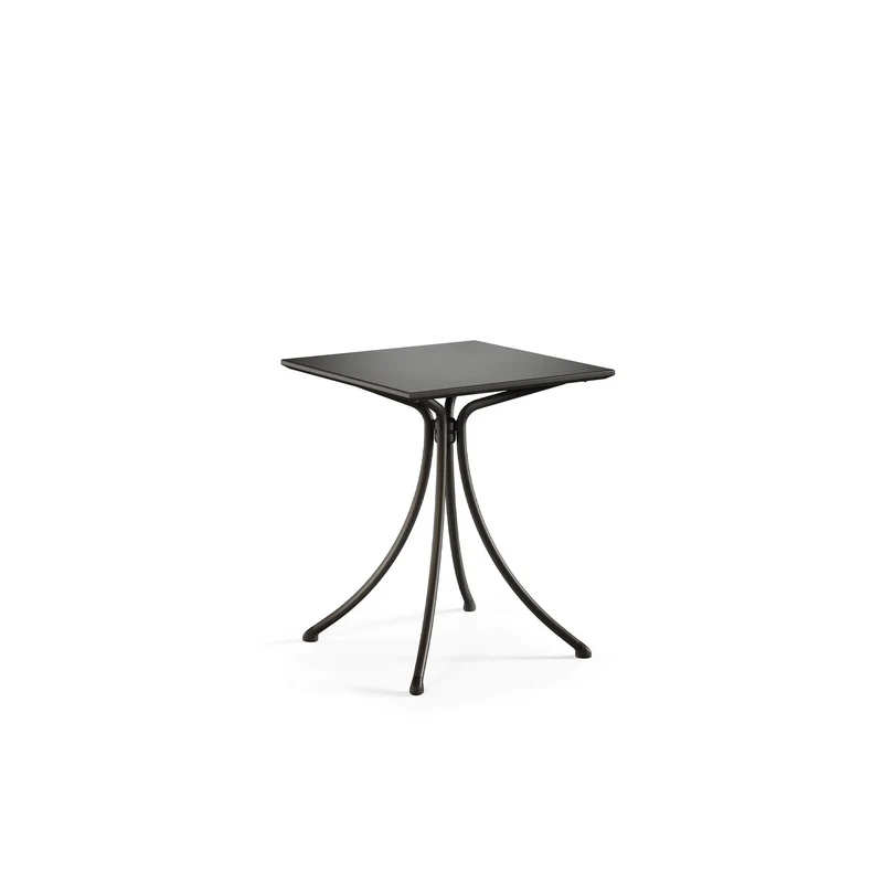 Tavolo Quadrato Combo 60x60 con Piano in Lamiera Piena
