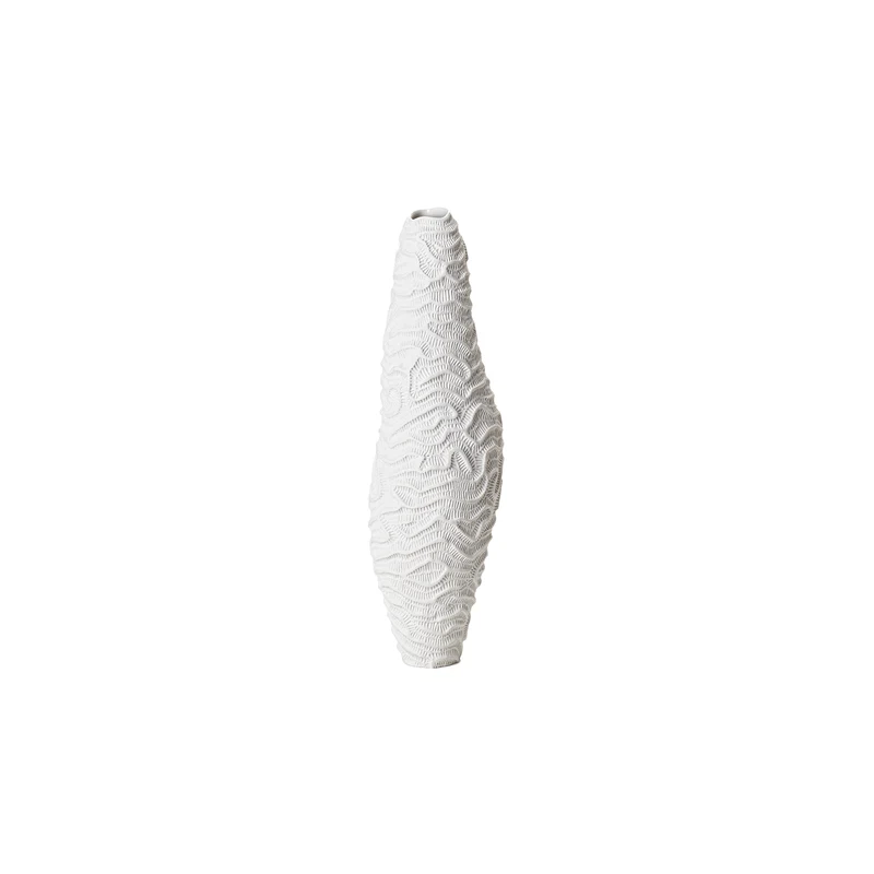Menhir White Vase