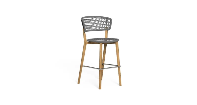 Sgabello Moon//Teak