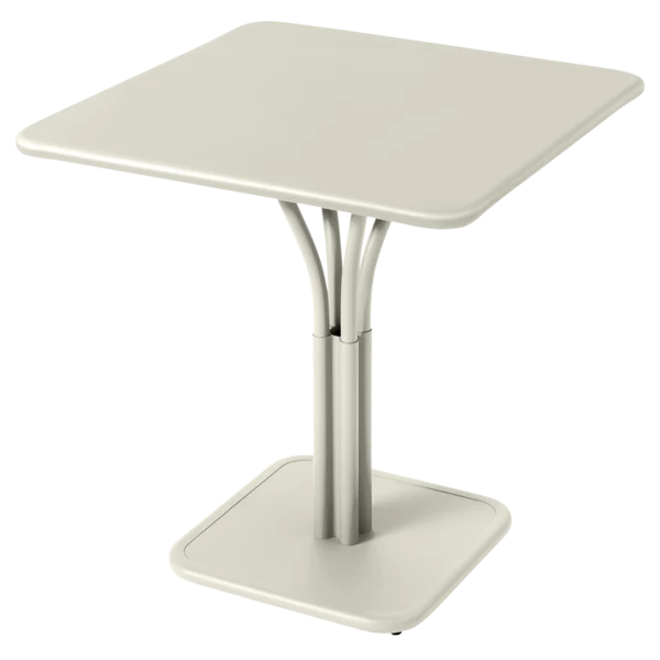 Tavolo con Piano Solido 71x71 con Piedistallo Luxembourg