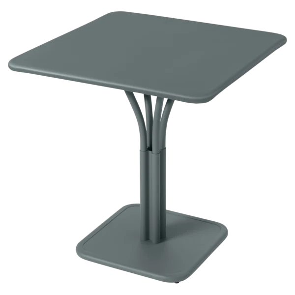 Tavolo con Piano Solido 71x71 con Piedistallo Luxembourg