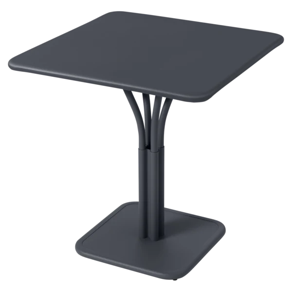 Tavolo con Piano Solido 71x71 con Piedistallo Luxembourg