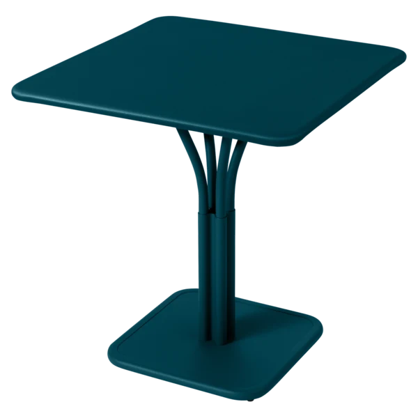 Tavolo con Piano Solido 71x71 con Piedistallo Luxembourg