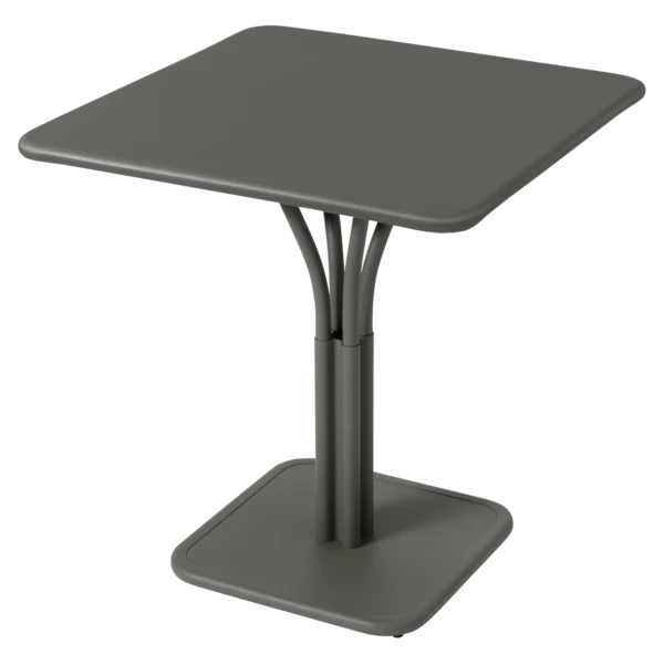 Tavolo con Piano Solido 71x71 con Piedistallo Luxembourg