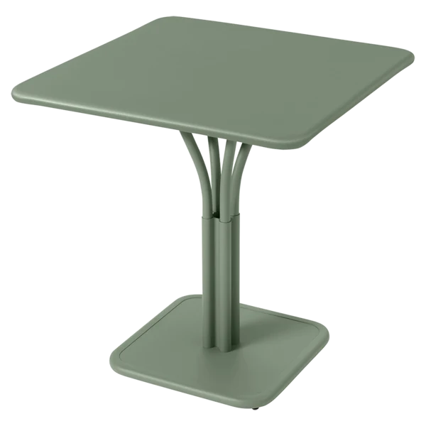 Tavolo con Piano Solido 71x71 con Piedistallo Luxembourg