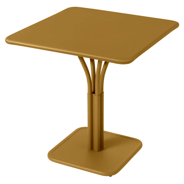 Tavolo con Piano Solido 71x71 con Piedistallo Luxembourg