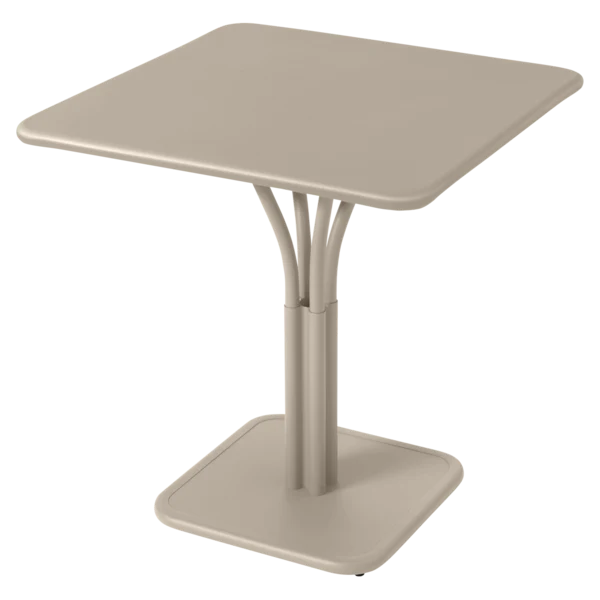 Tavolo con Piano Solido 71x71 con Piedistallo Luxembourg
