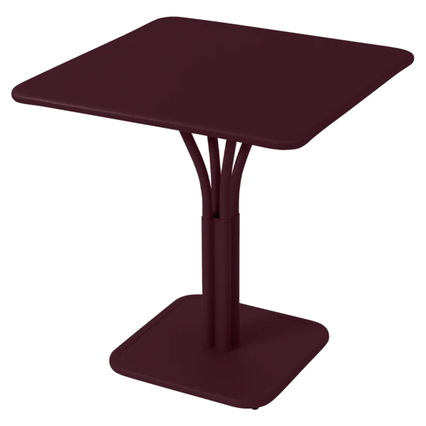 Tavolo con Piano Solido 71x71 con Piedistallo Luxembourg