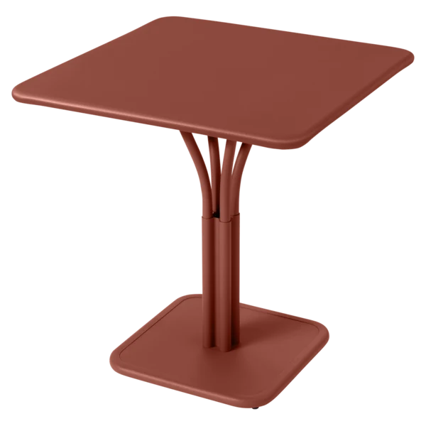 Tavolo con Piano Solido 71x71 con Piedistallo Luxembourg