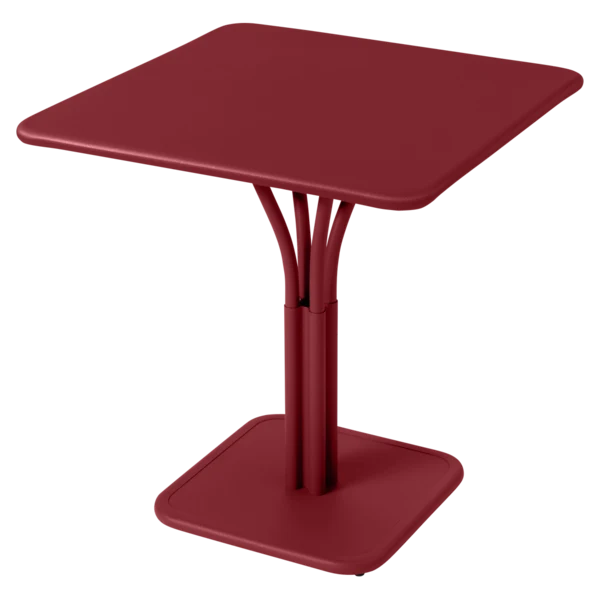 Tavolo con Piano Solido 71x71 con Piedistallo Luxembourg