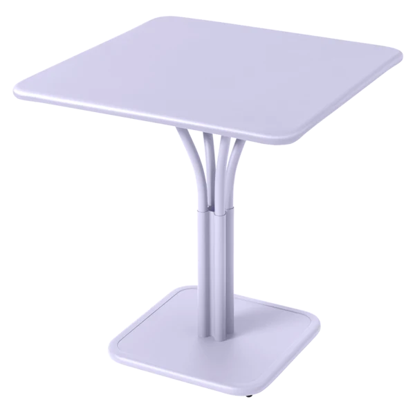 Tavolo con Piano Solido 71x71 con Piedistallo Luxembourg