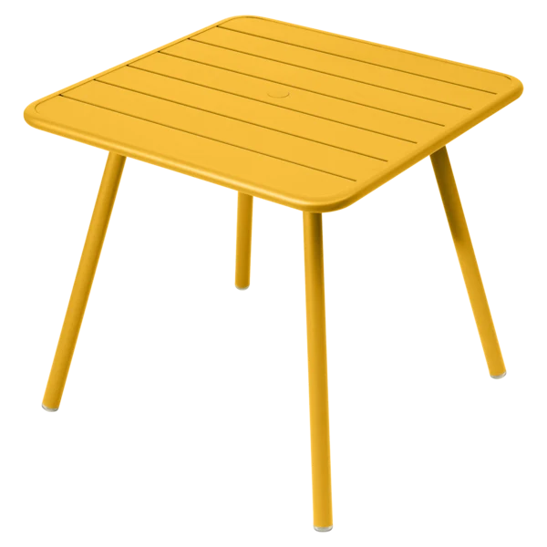 Tavolo Luxembourg in alluminio quadrato 4 gambe 80x80 cm
