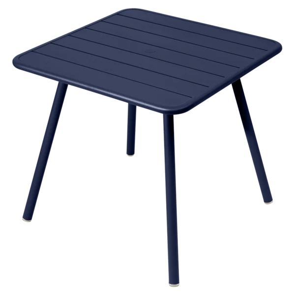Tavolo Luxembourg in alluminio quadrato 4 gambe 80x80 cm