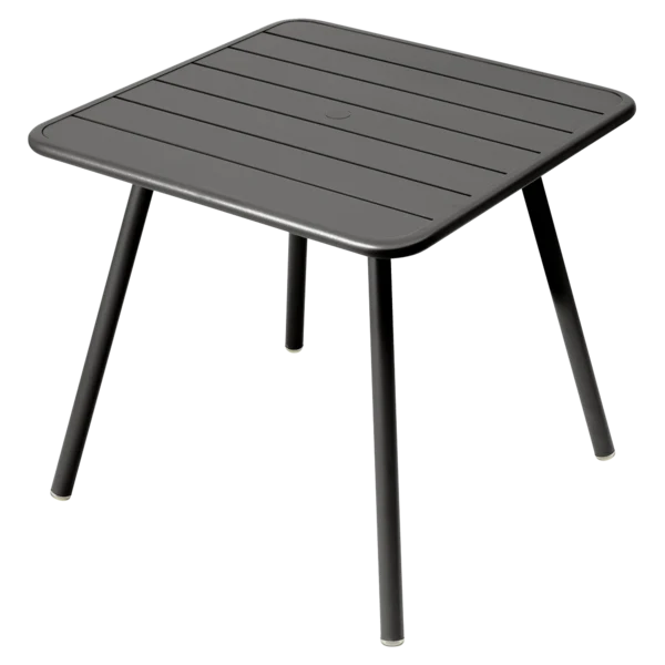 Tavolo Luxembourg in alluminio quadrato 4 gambe 80x80 cm