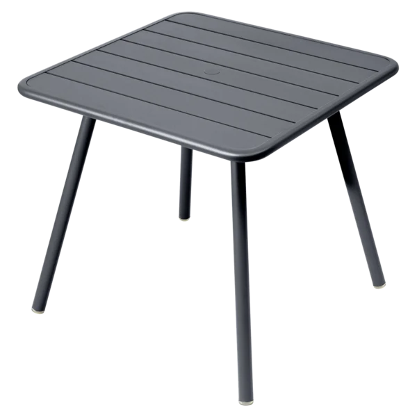 Tavolo Luxembourg in alluminio quadrato 4 gambe 80x80 cm