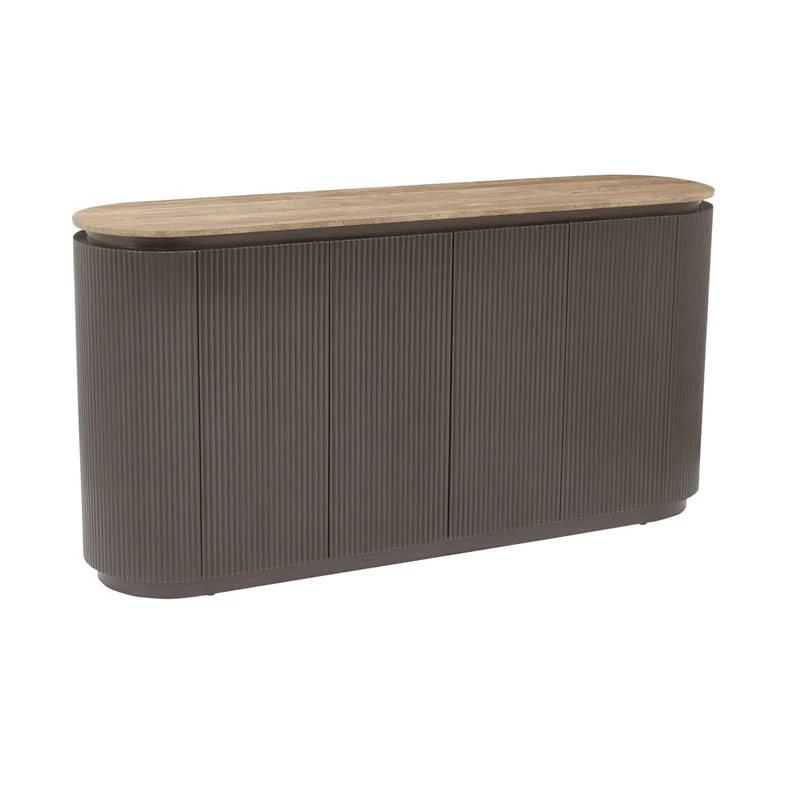 Richmond Interiors – Sideboard Russo Brown 4-türig