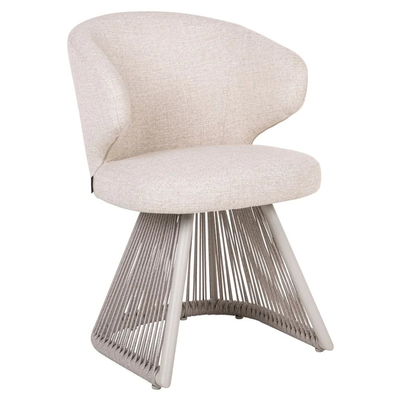 Richmond Interiors – Outdoor Esszimmerstuhl Nuba Beige Alpine