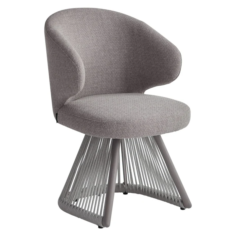 Richmond Interiors – Outdoor Esszimmerstuhl Nuba Greige Alpine