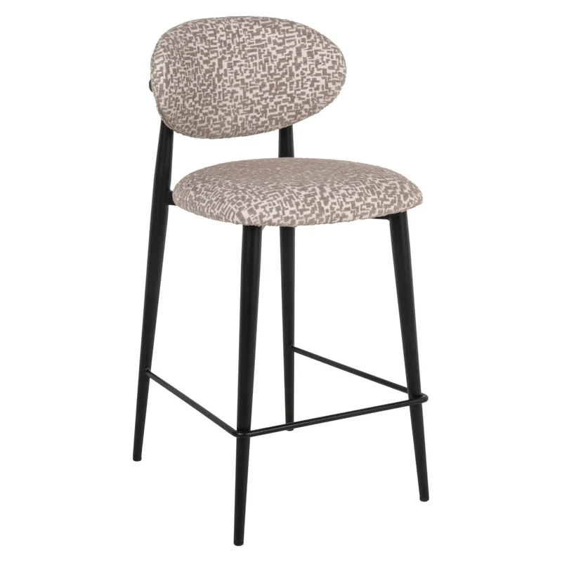 Richmond Interiors – Barhocker Dantes Natural Geo (feuerhemmend)