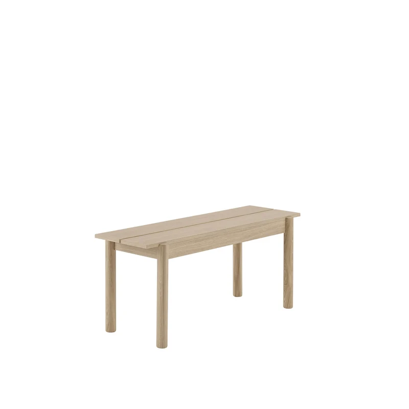 Linear Wood Bench - 110 x 34 cm