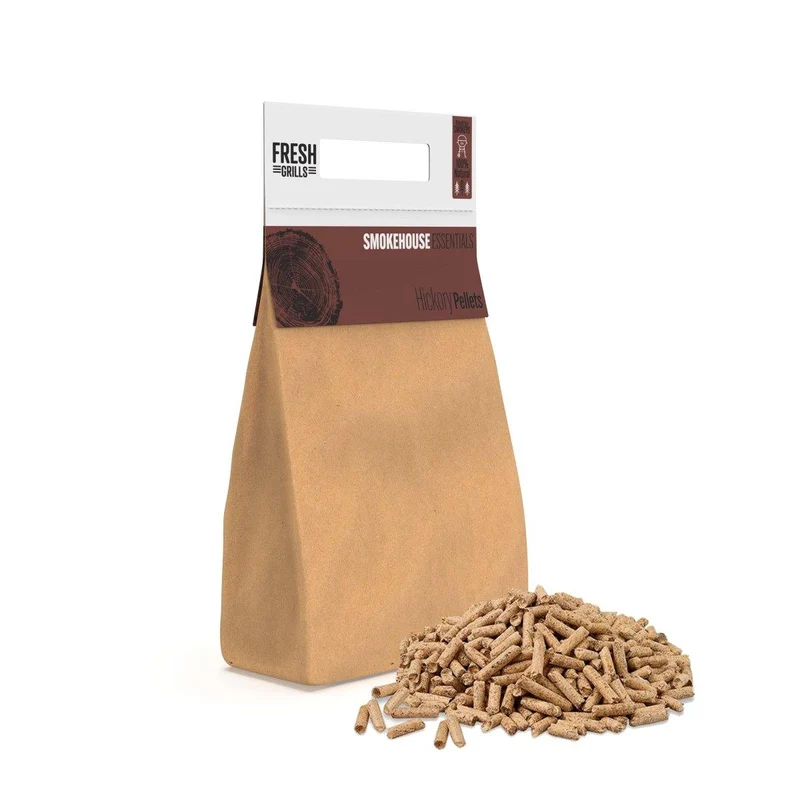 Pezzi di legno per affumicatura BBQ, pellet e trucioli x 500 confezioni