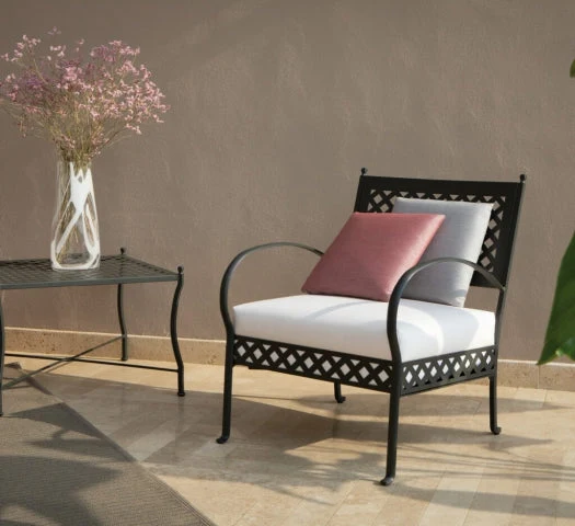 Poltrona salotto smontabile Springtime con cuscini seduta