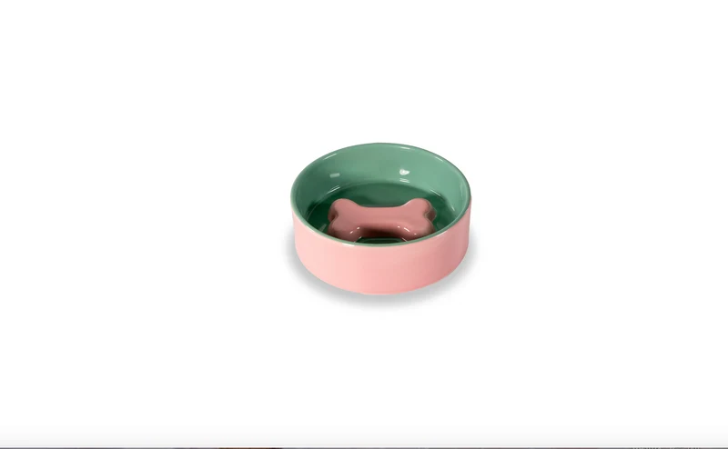 Ciotola per animali in ceramica - osso diam. cm. 12