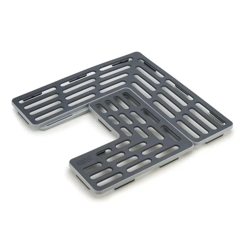 Tappetino protettivo regolabile per lavello in TPR/ABS grigio – Sink Saver
