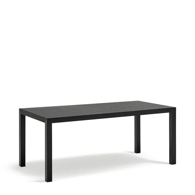 Tavolo rettangolare con gambe in metallo Karn 180x75 cm