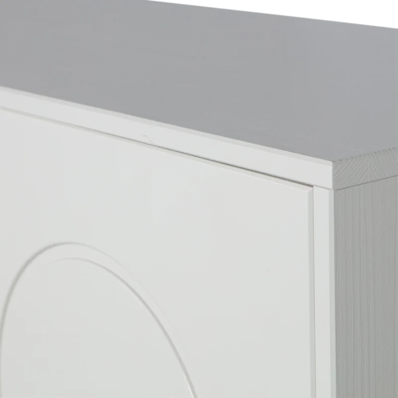 Credenza 2 ante in legno di pino grigio Sela 90x149 cm