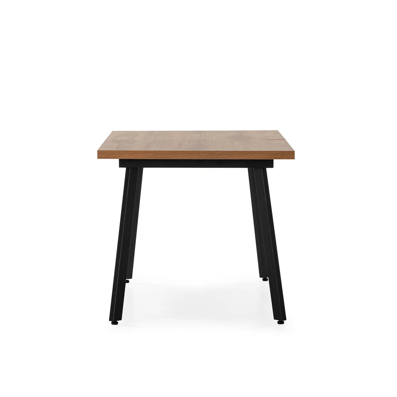 Tavolo rettangolare allungabile con gamba in metallo Blaun 138/178x76 cm