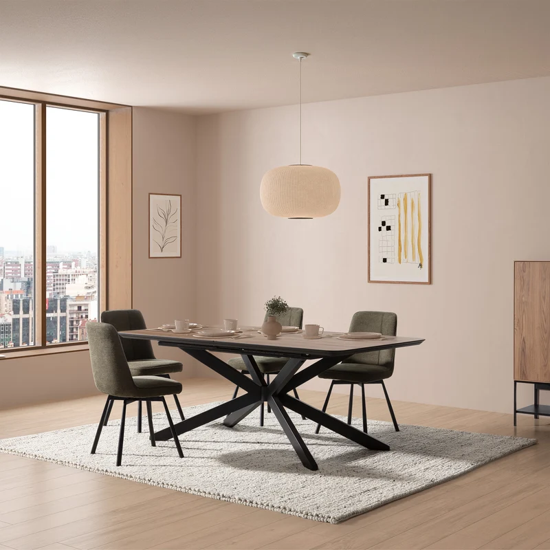 Tavolo rettangolare allungabile Adinos 190/250x75 cm