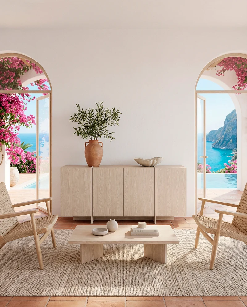 Madia 4 ante rovere Vivory 177x79 cm