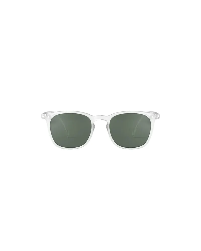 Occhiale da Sole Polarizzato #E - Crystal - Green Lenses