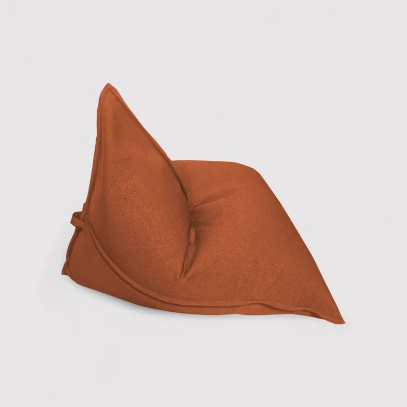 Carambola - Fodera per pouf a sacco arancione da riempire
