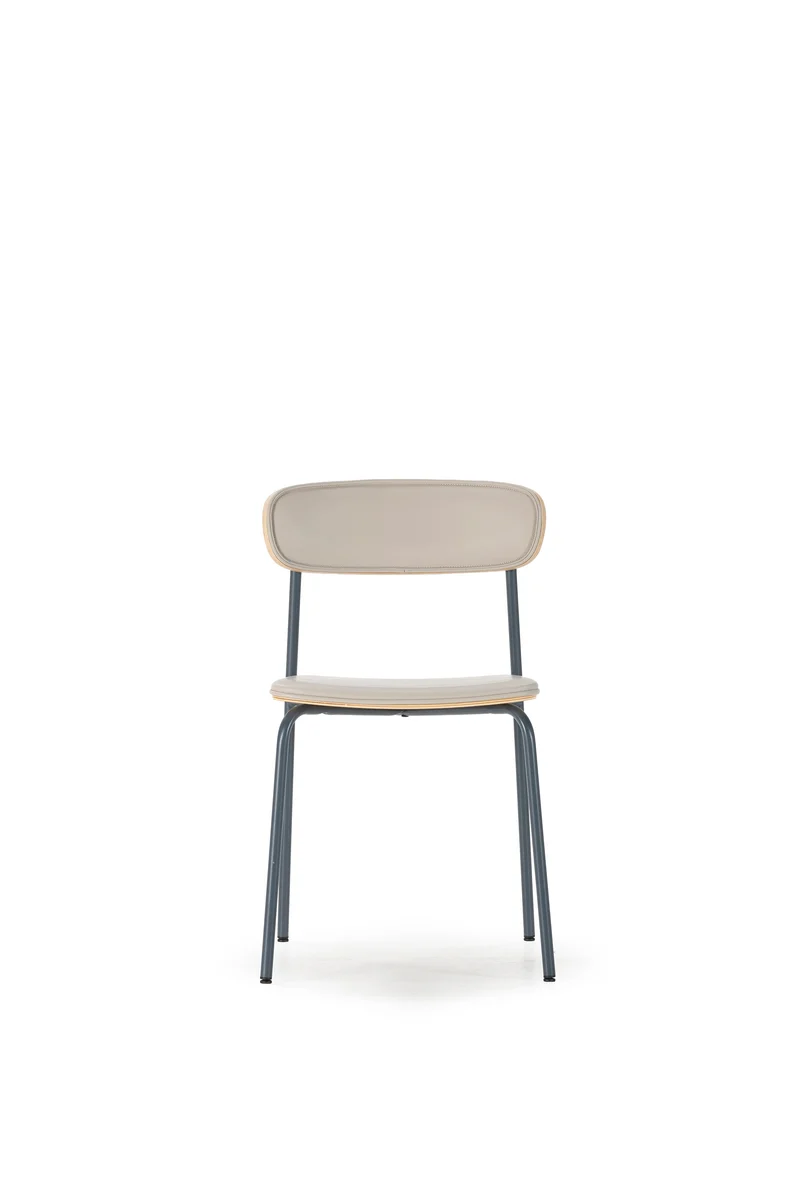 Set di 2 sedie con gambe in metallo blu Saulyn 52x78 cm