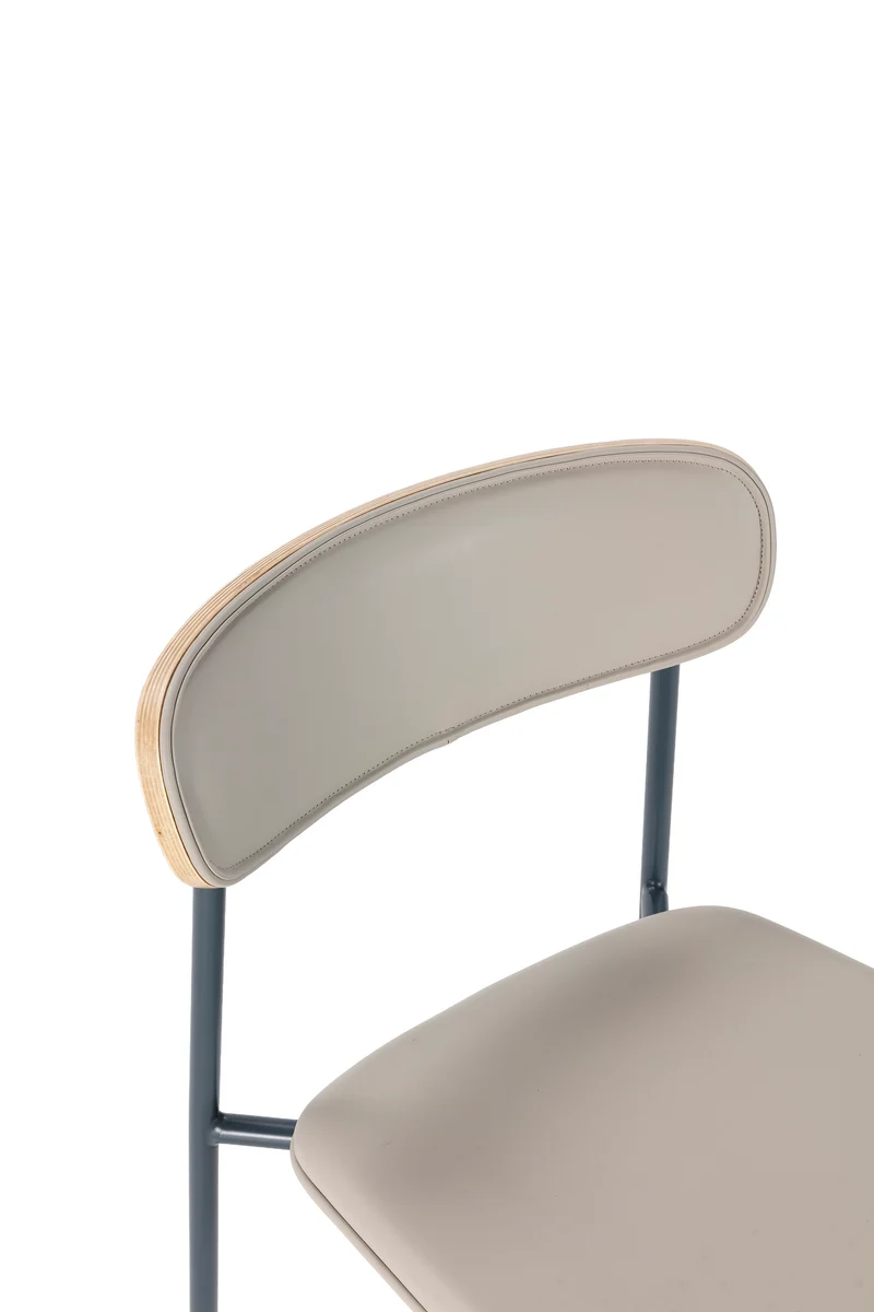 Set di 2 sedie con gambe in metallo blu Saulyn 52x78 cm