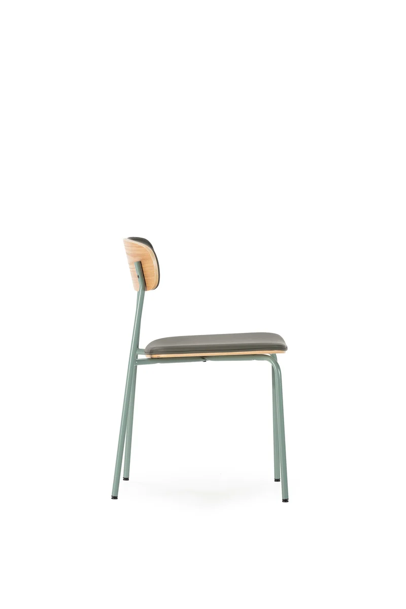 Set di 2 sedie con gambe in metallo blu Saulyn 52x78 cm
