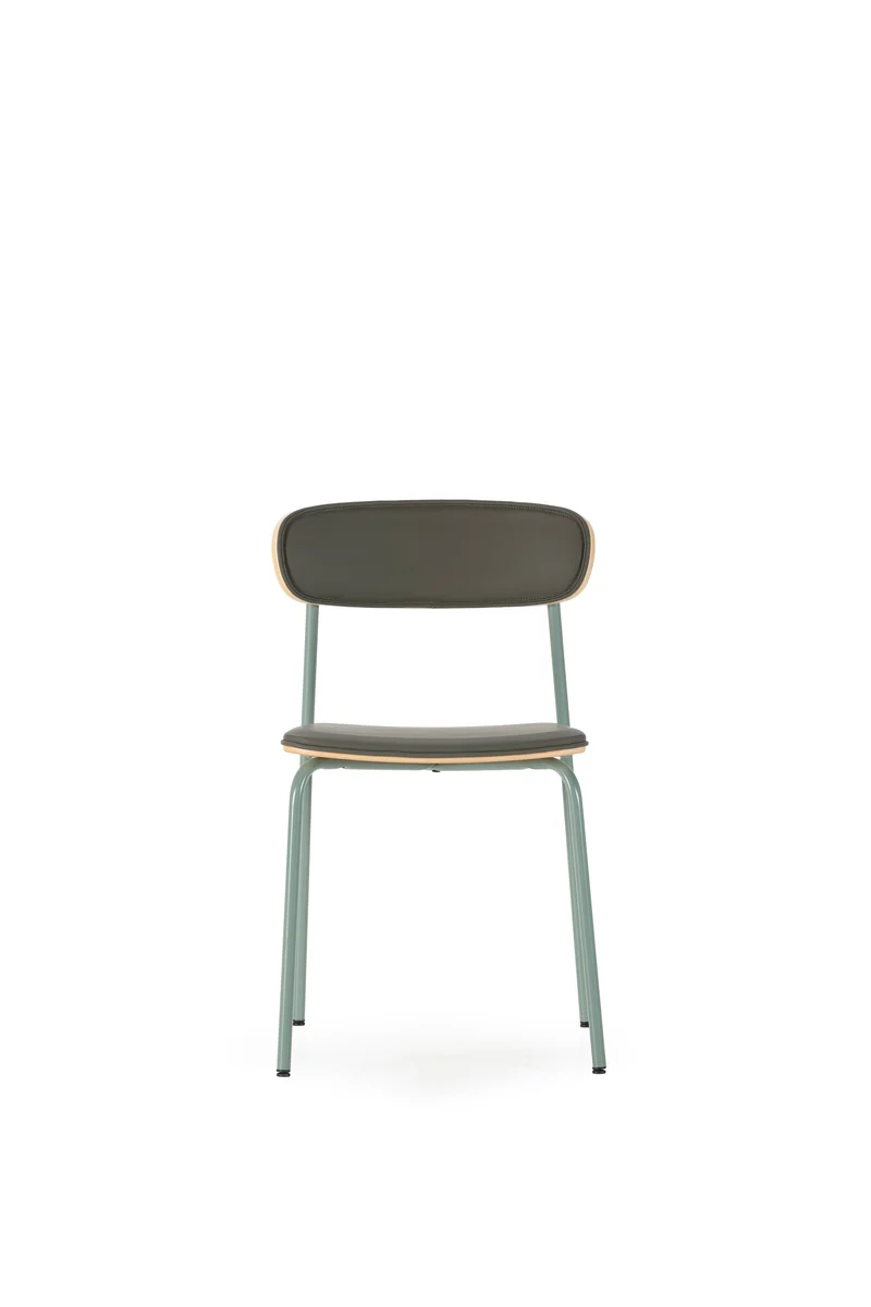 Set di 2 sedie con gambe in metallo blu Saulyn 52x78 cm