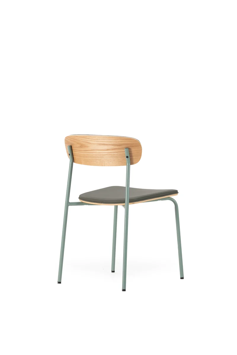 Set di 2 sedie con gambe in metallo blu Saulyn 52x78 cm