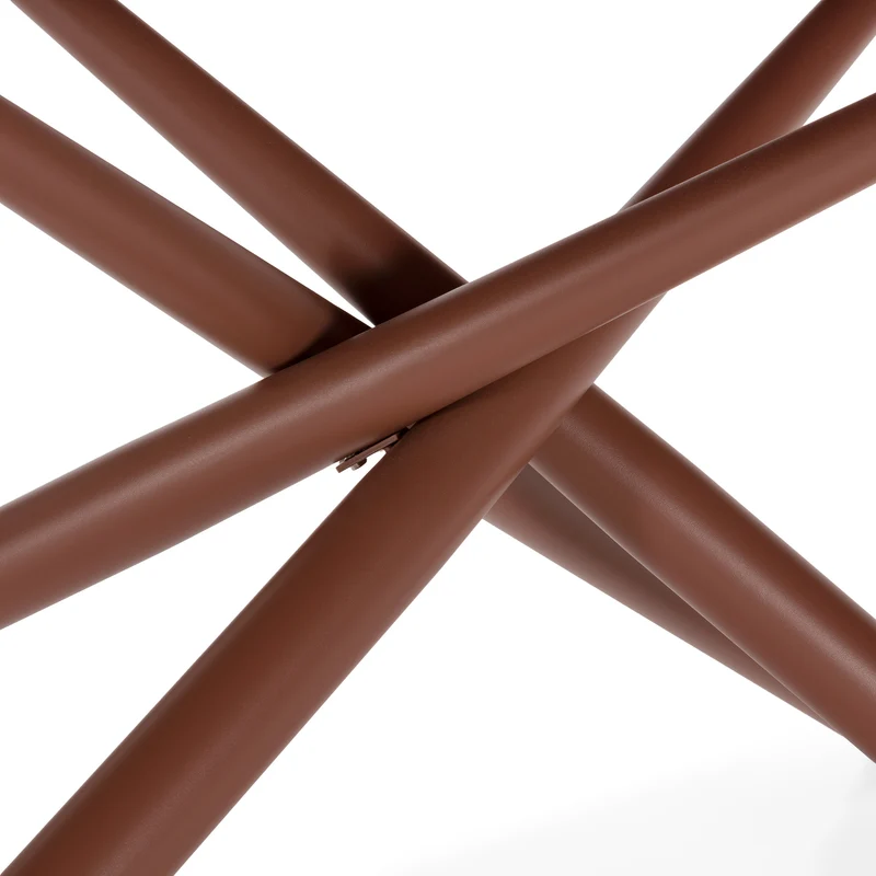 Tavolo rettangolare con gamba in metallo Lexy 180x75 cm